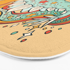 Star Stego | Retro Reptile Palette Bath Mat Gallery Image 3