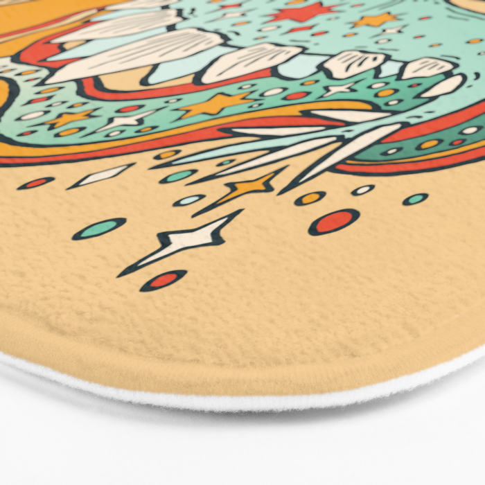 Star Stego | Retro Reptile Palette Bath Mat Gallery Image 3