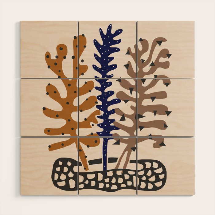 Plant Composition III Wood Wall Art Gallery Image 1