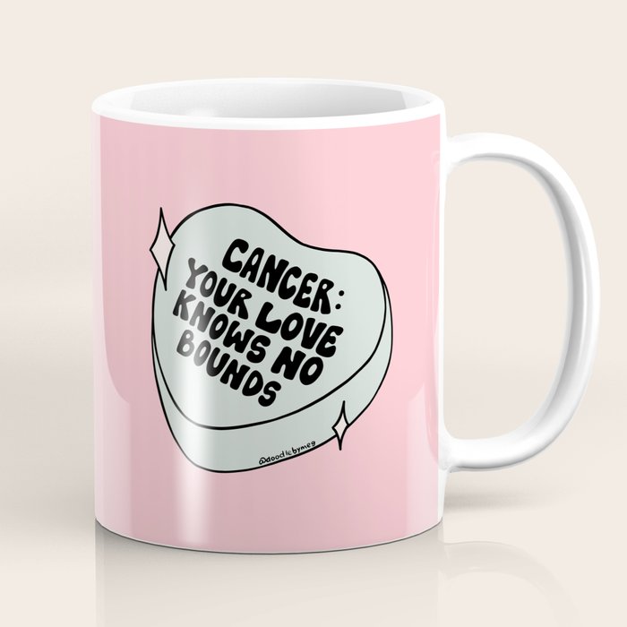 Cancer Conversation Heart Coffee Mug Gallery Image 1