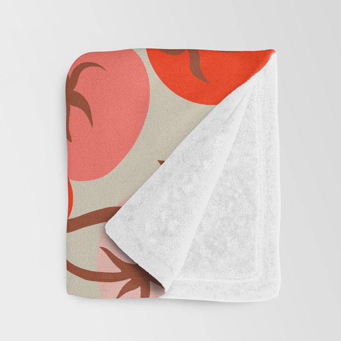 FARMFOLK TOMATO GARDEN Throw Blanket Gallery Image 3
