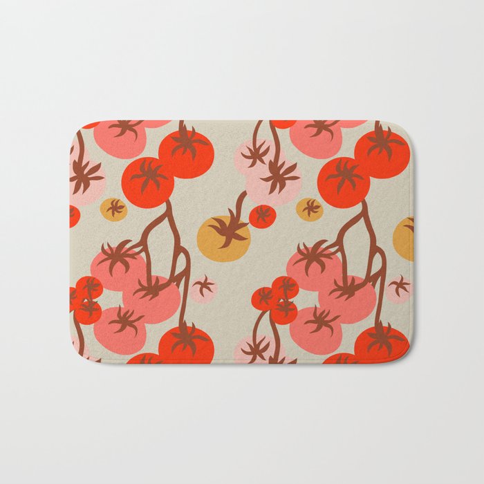 FARMFOLK TOMATO GARDEN Bath Mat Gallery Image 1