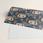 Little Camper - midnight and copper  Wrapping Paper Gallery Image 2