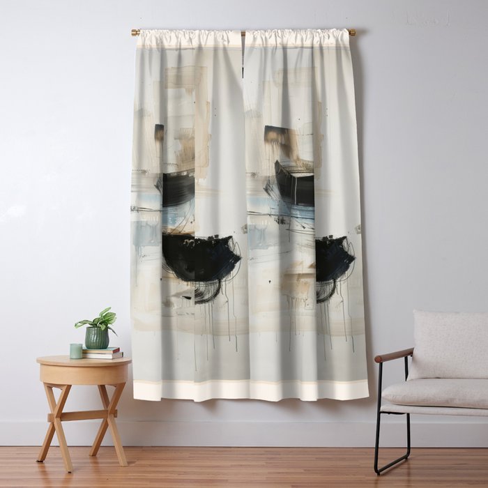Tide Forms I Window Curtain Gallery Image 1