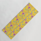 Vibrant Vintage Blooms Yoga Mat Gallery Image 1
