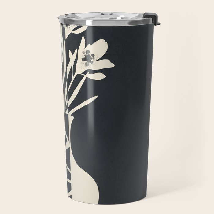 Botanical Contrast 2 Travel Mug Gallery Image 2