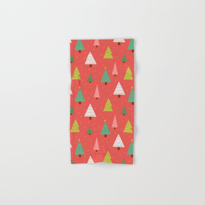 Holly Jolly Trees Bath Towel Gallery Image 1