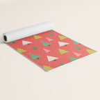 Holly Jolly Trees Yoga Mat Gallery Image 2