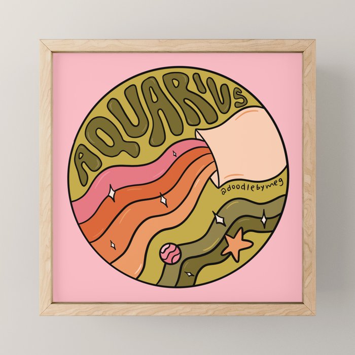 2020 Aquarius Mini Art Print Gallery Image 1