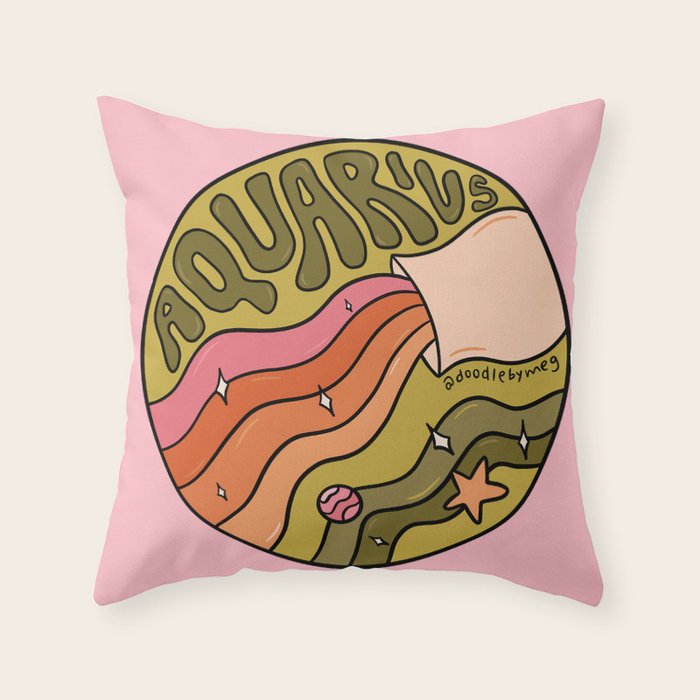 2020 Aquarius Throw Pillow Gallery Image 6