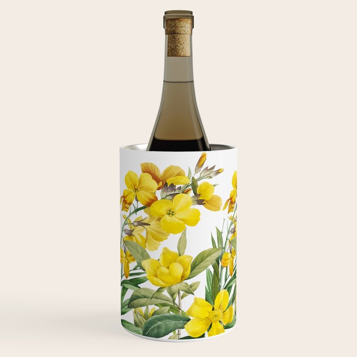 Yellow Flowers Wine Chiller Gallery Image 2