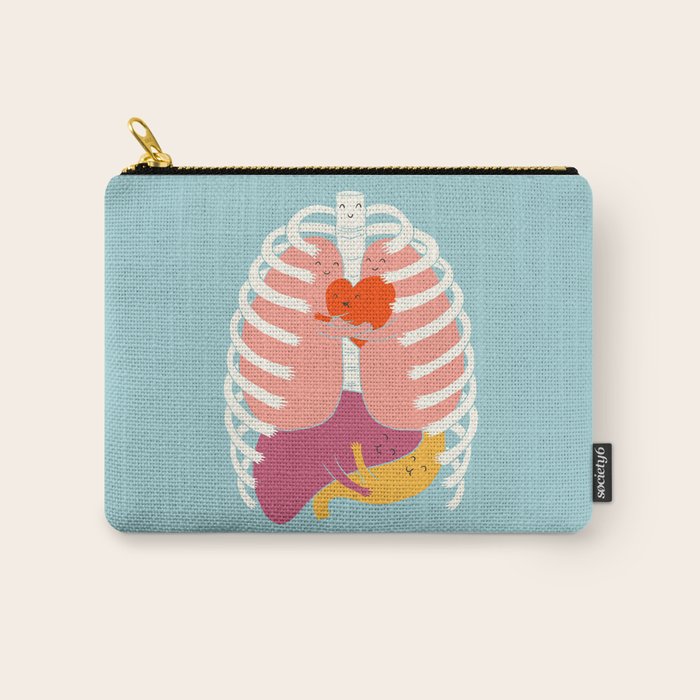 Hugs keep us alive Carry All Pouch Gallery Image 1