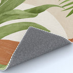 Abstract Art Tropical Leaf 11 Rug Gallery Image 4
