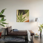 Abstract Art Tropical Leaf 11 Wood Wall Art Gallery Image 2