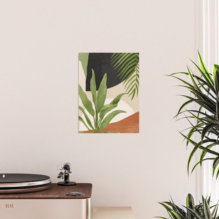 Abstract Art Tropical Leaf 11 Poster Gallery Image 2