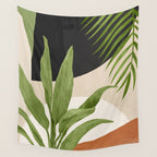 Abstract Art Tropical Leaf 11 Wall Tapestry Gallery Image 4