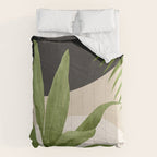 Abstract Art Tropical Leaf 11 Comforter Gallery Image 6