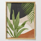 Abstract Art Tropical Leaf 11 Serving Tray Gallery Image 1