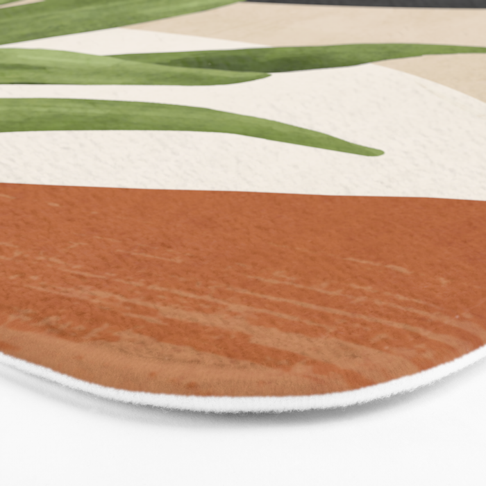 Abstract Art Tropical Leaf 11 Bath Mat Gallery Image 3