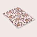 Vintage Floral in Violet Victorian Botanicals Geometric Notebook Gallery Image 3
