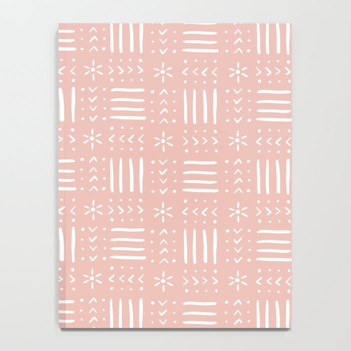 Mudcloth III (Blush Pink) Notebook Gallery Image 4