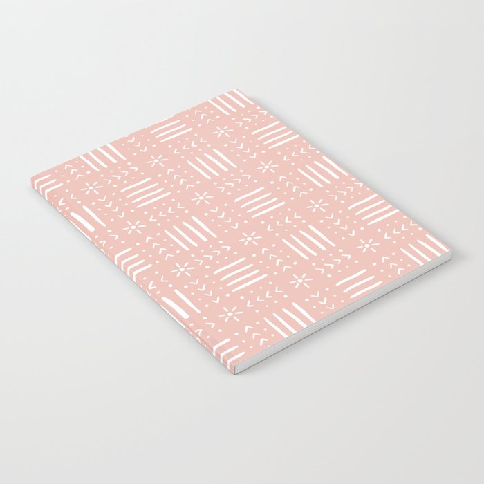 Mudcloth III (Blush Pink) Notebook Gallery Image 2