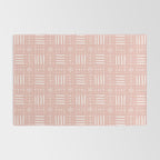 Mudcloth III (Blush Pink) Rug Gallery Image 2