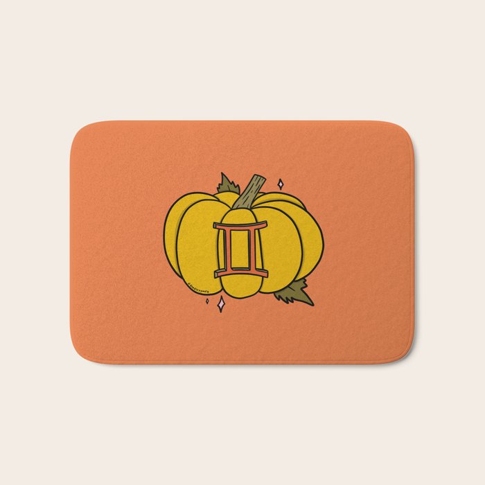 Gemini Pumpkin Bath Mat Gallery Image 1