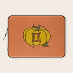 Gemini Pumpkin Laptop Sleeve Gallery Image 1