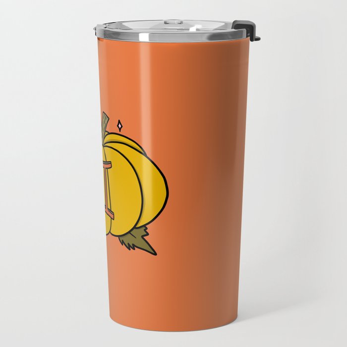 Gemini Pumpkin Travel Mug Gallery Image 2