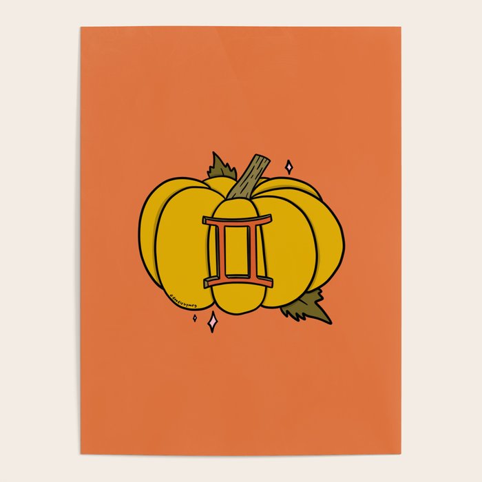 Gemini Pumpkin Poster Gallery Image 1