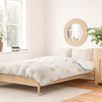 Stylish Gold Polka Dots Duvet Cover Gallery Image 2