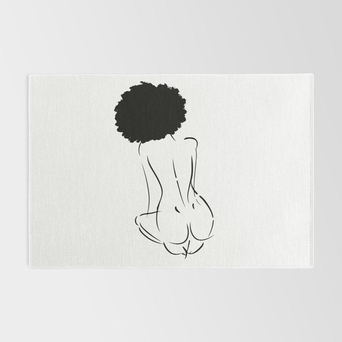 Nude in Black No. 2 Rug Gallery Image 2