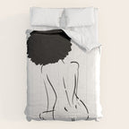 Nude in Black No. 2 Comforter Gallery Image 6