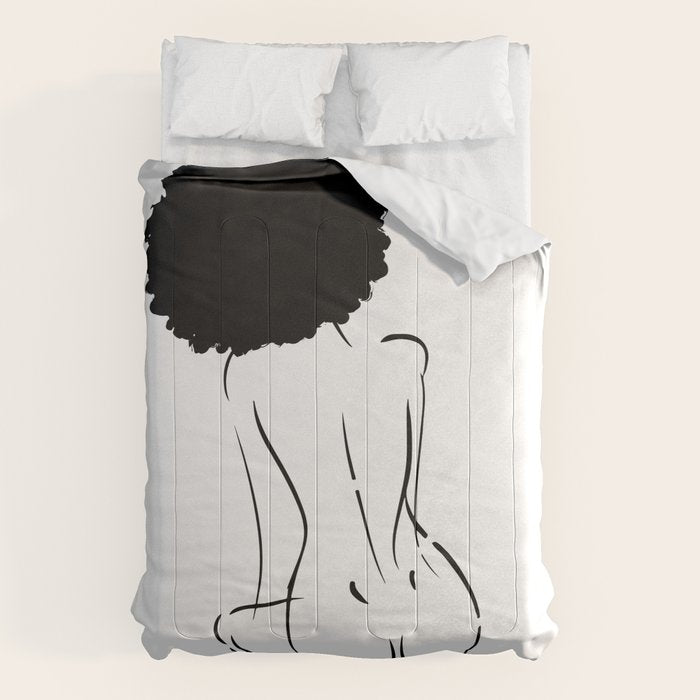 Nude in Black No. 2 Comforter Gallery Image 6