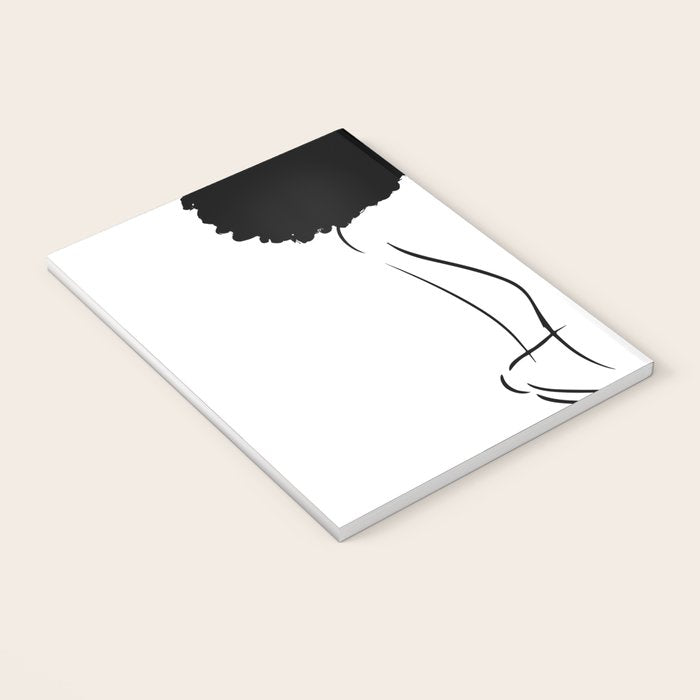 Nude in Black No. 2 Notebook Gallery Image 3