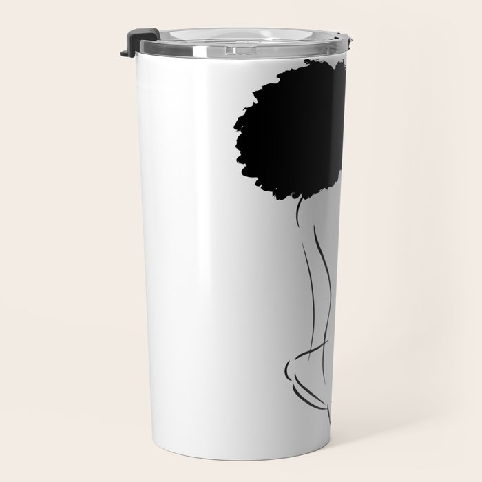 Nude in Black No. 2 Travel Mug Gallery Image 3