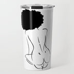 Nude in Black No. 2 Travel Mug Gallery Image 1