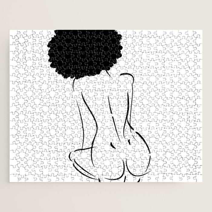 Nude in Black No. 2 Jigsaw Puzzle Gallery Image 1