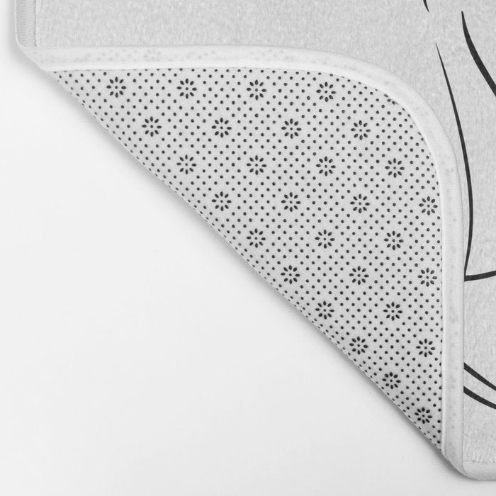 Nude in Black No. 2 Bath Mat Gallery Image 2