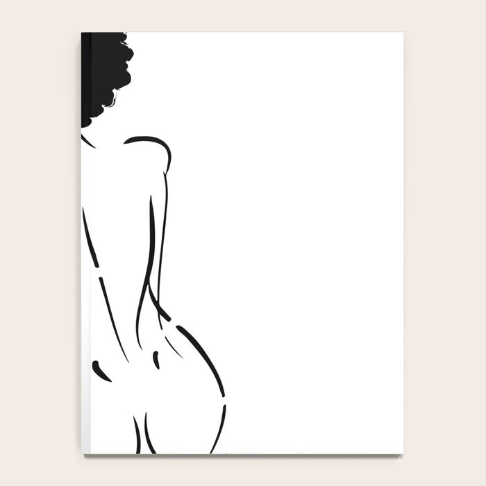 Nude in Black No. 2 Notebook Gallery Image 4