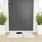 Nude in Black No. 2 Welcome Mat Gallery Image 3