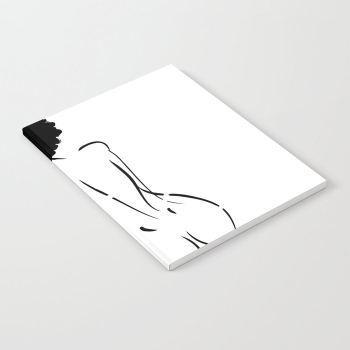 Nude in Black No. 2 Notebook Gallery Image 2