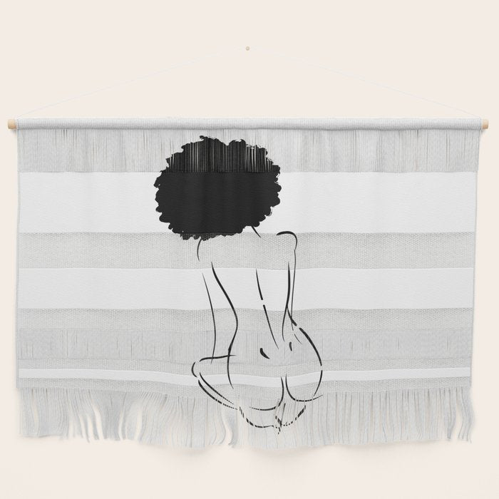 Nude in Black No. 2 Wall Hanging Gallery Image 1
