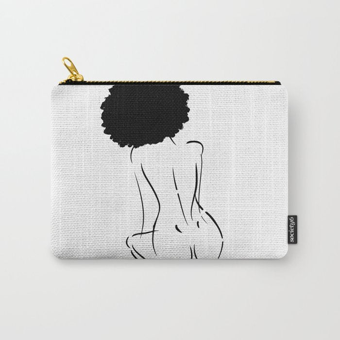 Nude in Black No. 2 Carry All Pouch Gallery Image 1