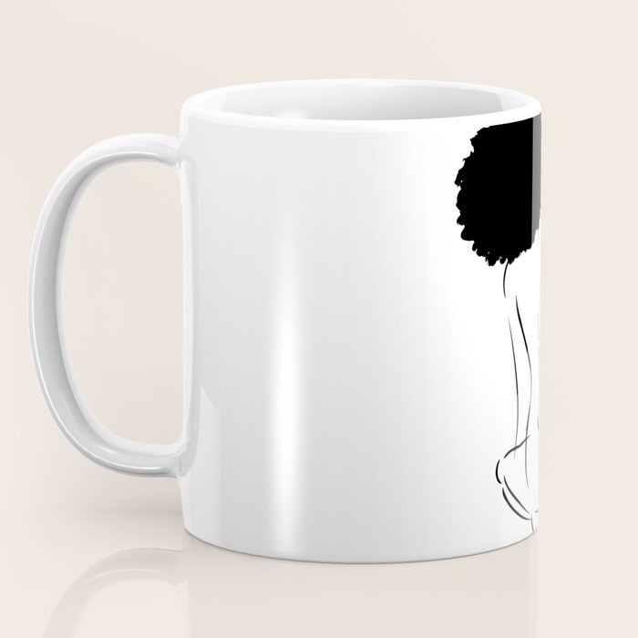Nude in Black No. 2 Coffee Mug Gallery Image 3
