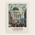 London, It's Quicker by Rail, 1939 Poster Gallery Image 4