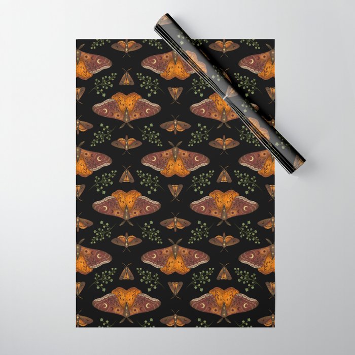 Autumn Light Underwing Wrapping Paper Gallery Image 1