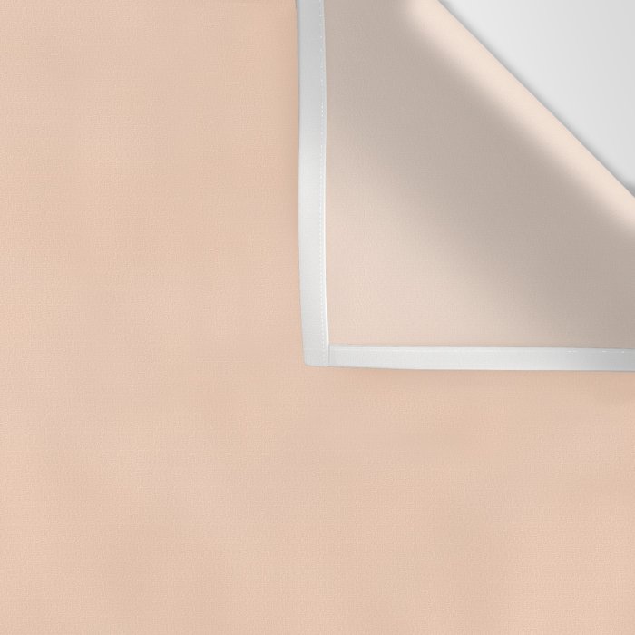 Soft Apricot Buff Solid Color Wall Tapestry Gallery Image 3
