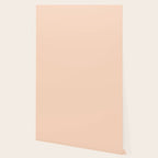 Soft Apricot Buff Solid Color Wallpaper Gallery Image 2